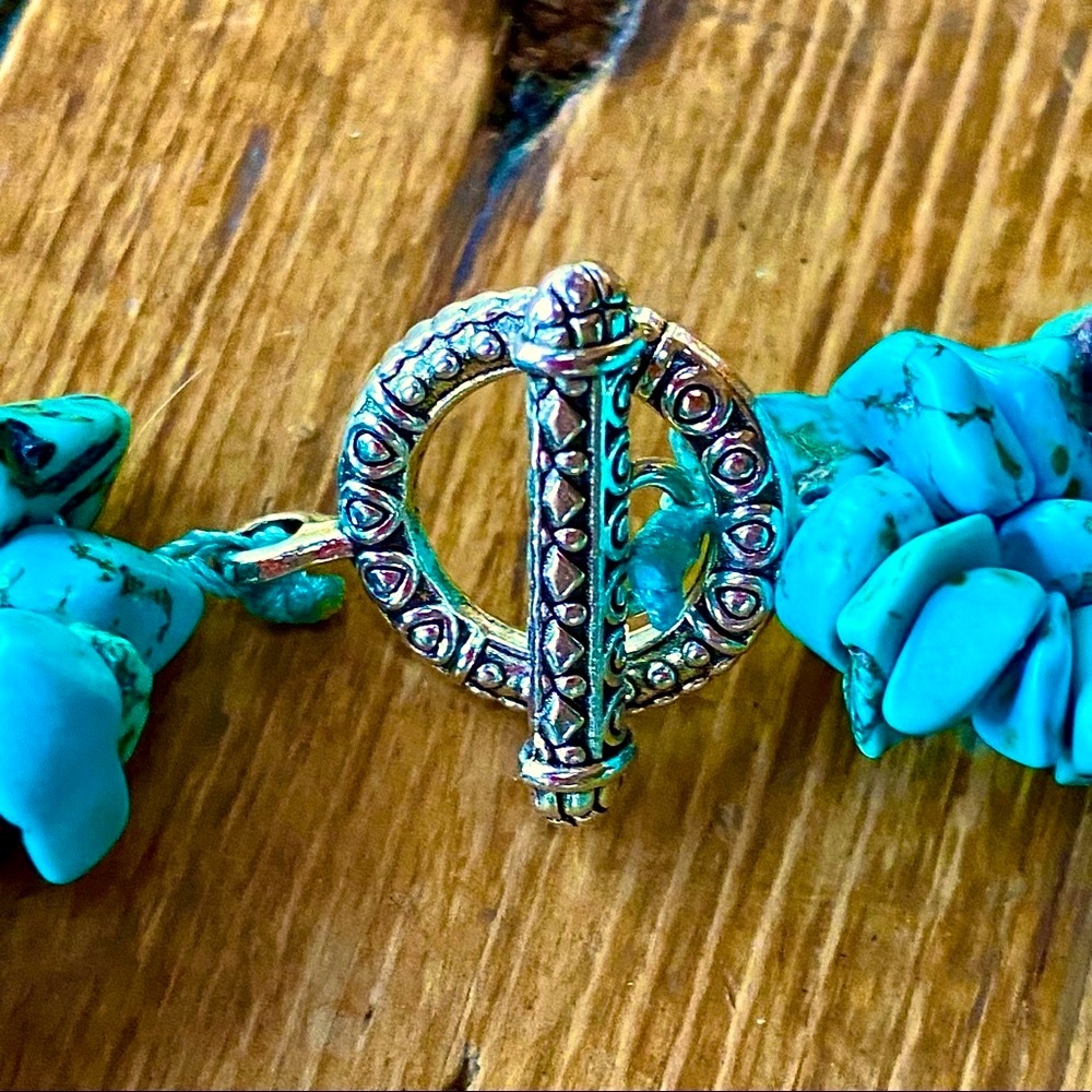 πΊπHPππΊ NWT Eye Candy LA Turquoise Collar Necklace - Picture 6 of 9